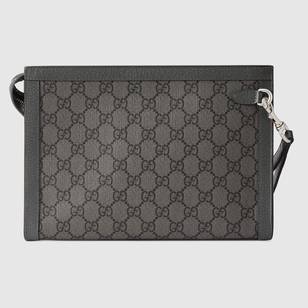 Gvc*1 Ophidia GG Pouch Grey For Men 10.2 In/ 26 Cm 760243 UULBN 1244