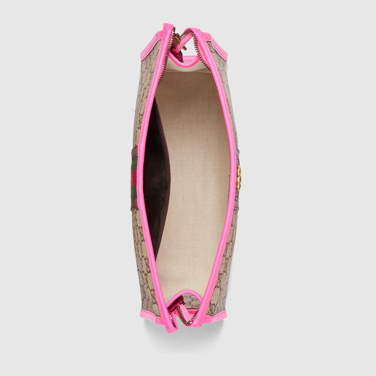 Gvc*1 Ophidia GG Pouch Beige 11.2 In/ 28.5 Cm 598234 FADI7 9766