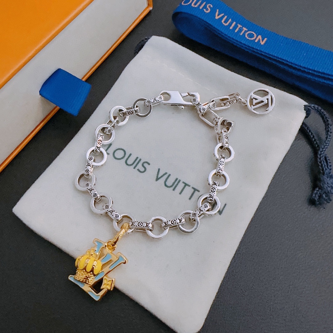 L0vis Vvtt0n Retro Bracelet Silver For Women