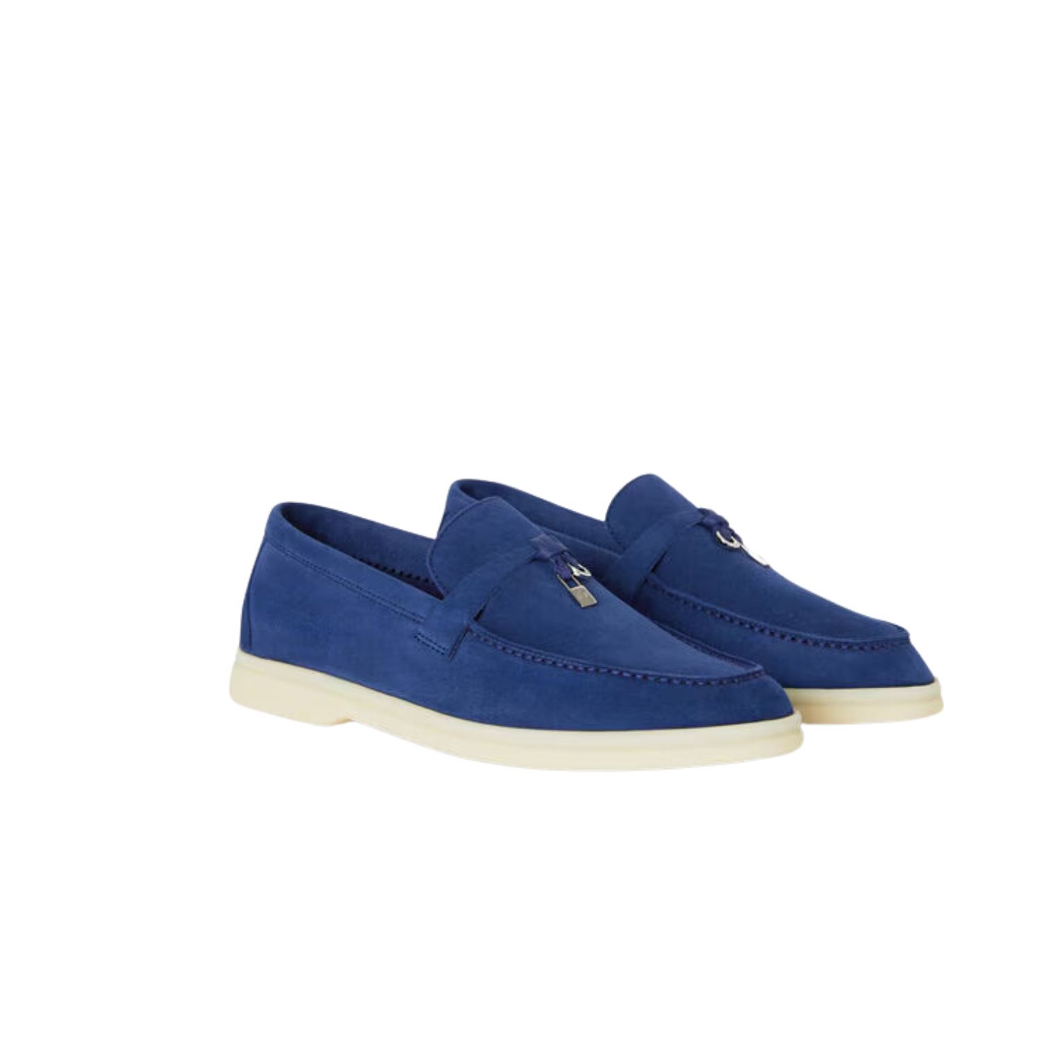 L0r0 P1ana Summer Charms Walk Loafers Blue Fluorite For Women – FAE5444 W13O