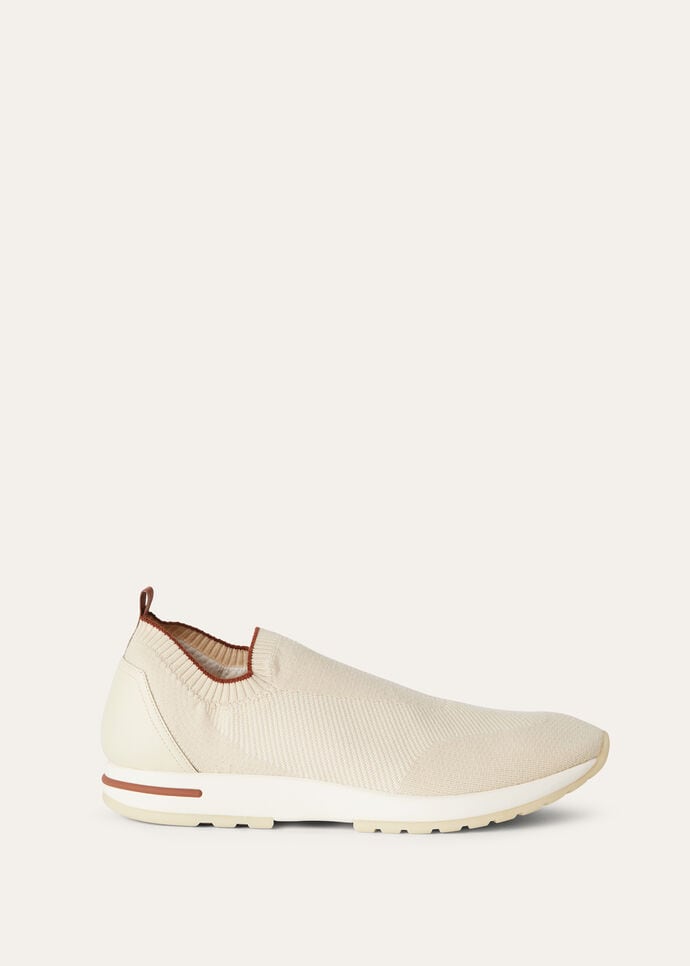 L0r0 P1ana 360 Lp Flexy Walk Sneaker Cream For Men FAI4815