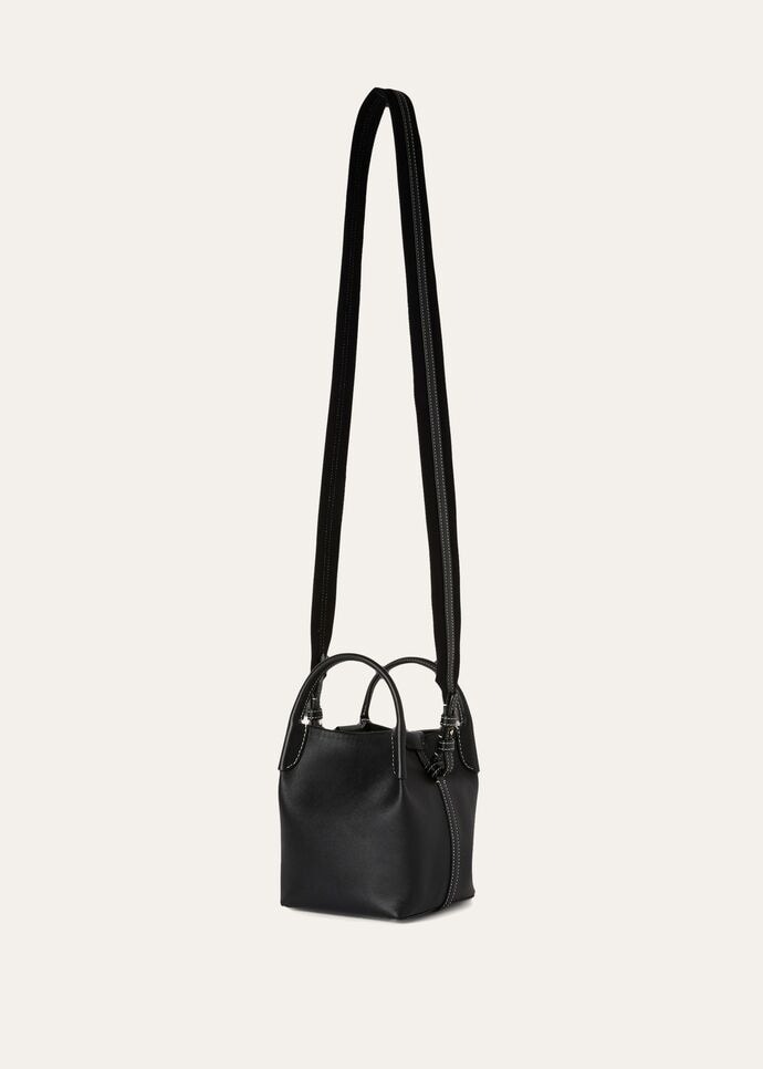 [True-to-ORIGINAL]L0r0 P1ana Micro Bale Bag Black For Women 5.2 in/ 13 cm FAN0807 8000