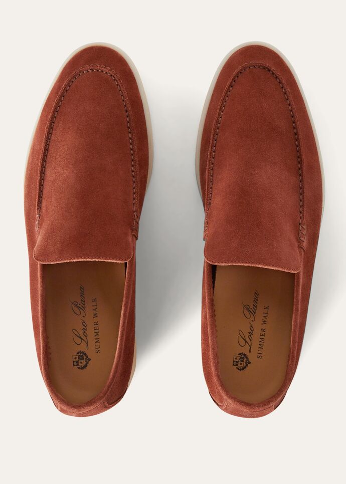 L0r0 P1ana Summer Walk Loafers Cinnamon Bark For Men FAI1392_P0A2