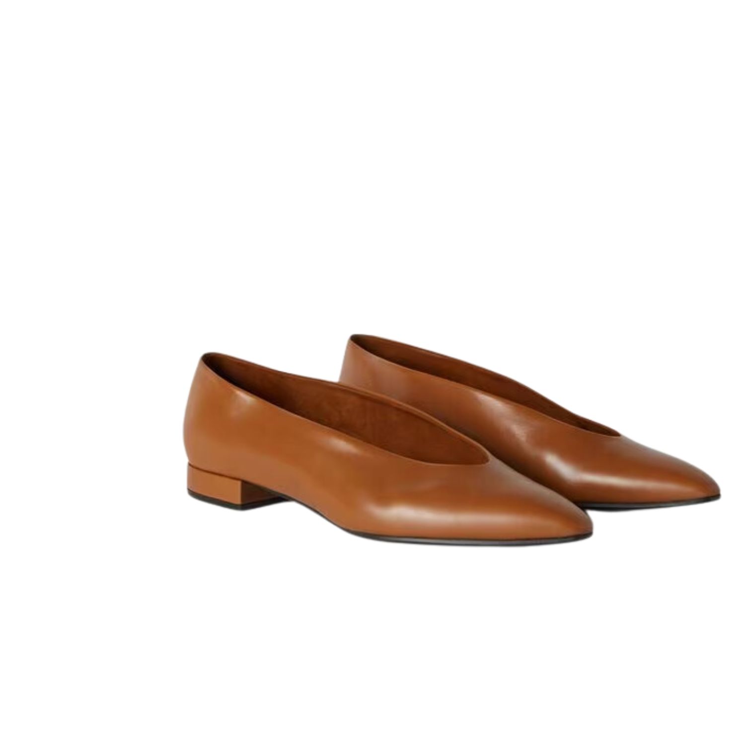 L0r0 P1ana Rebecca Ballerinas Saddle Brown For Women – FAN3737 E424