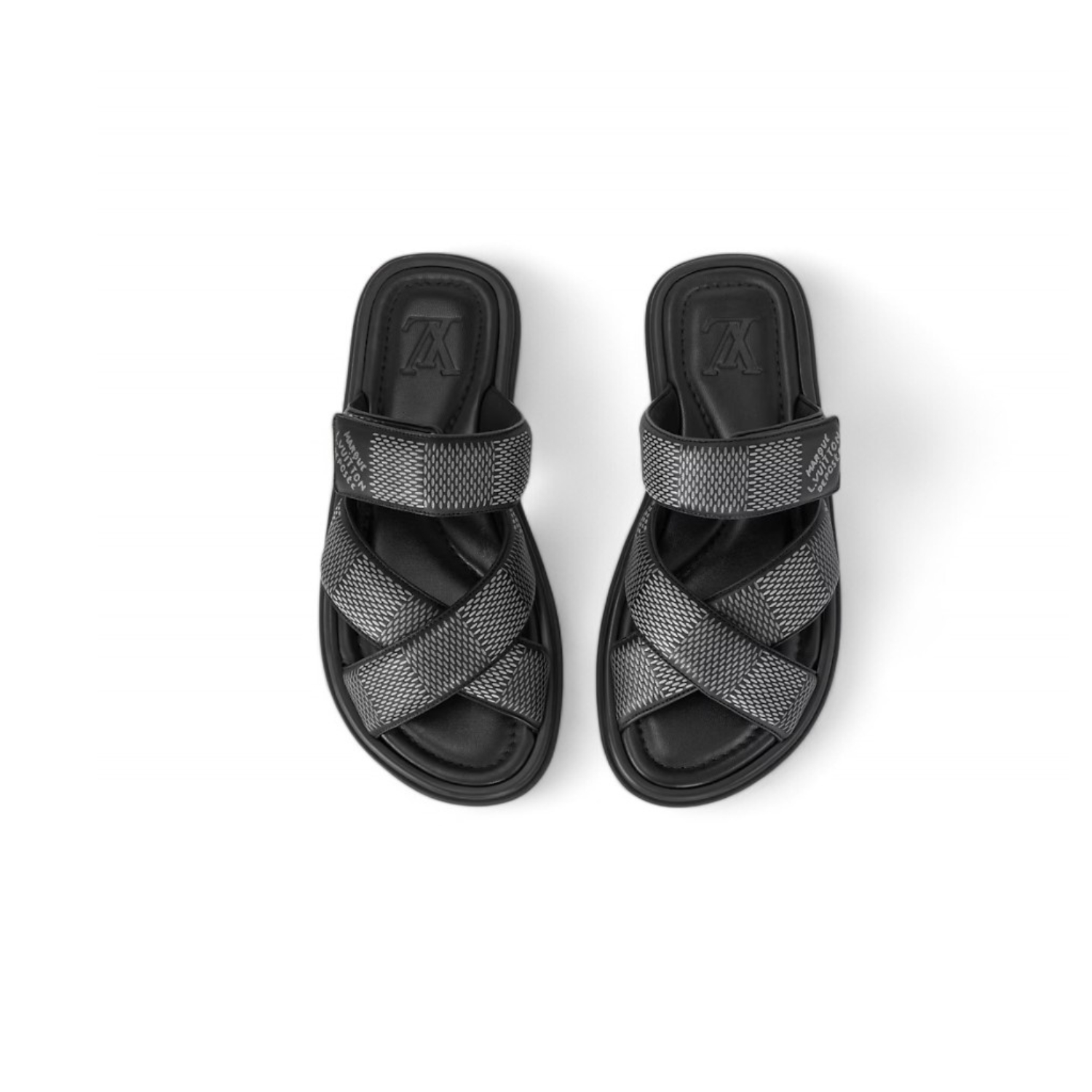 L0vis Vvtt0n LV Venice Mule Monogram Eclipse For Men 1ACRJ1