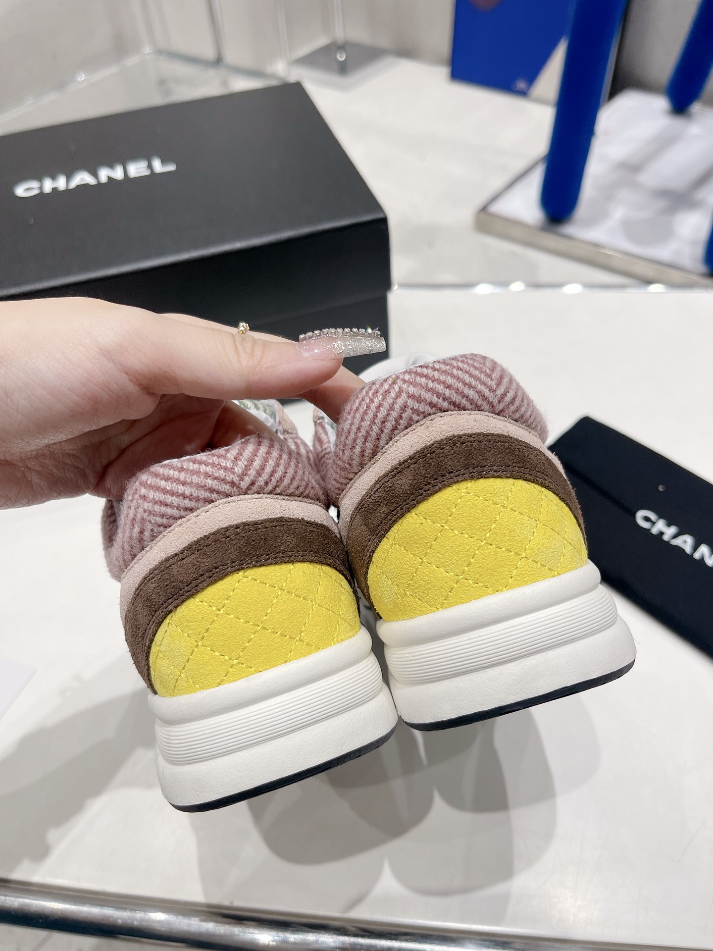 Ch**el Sneakers Grey For Women