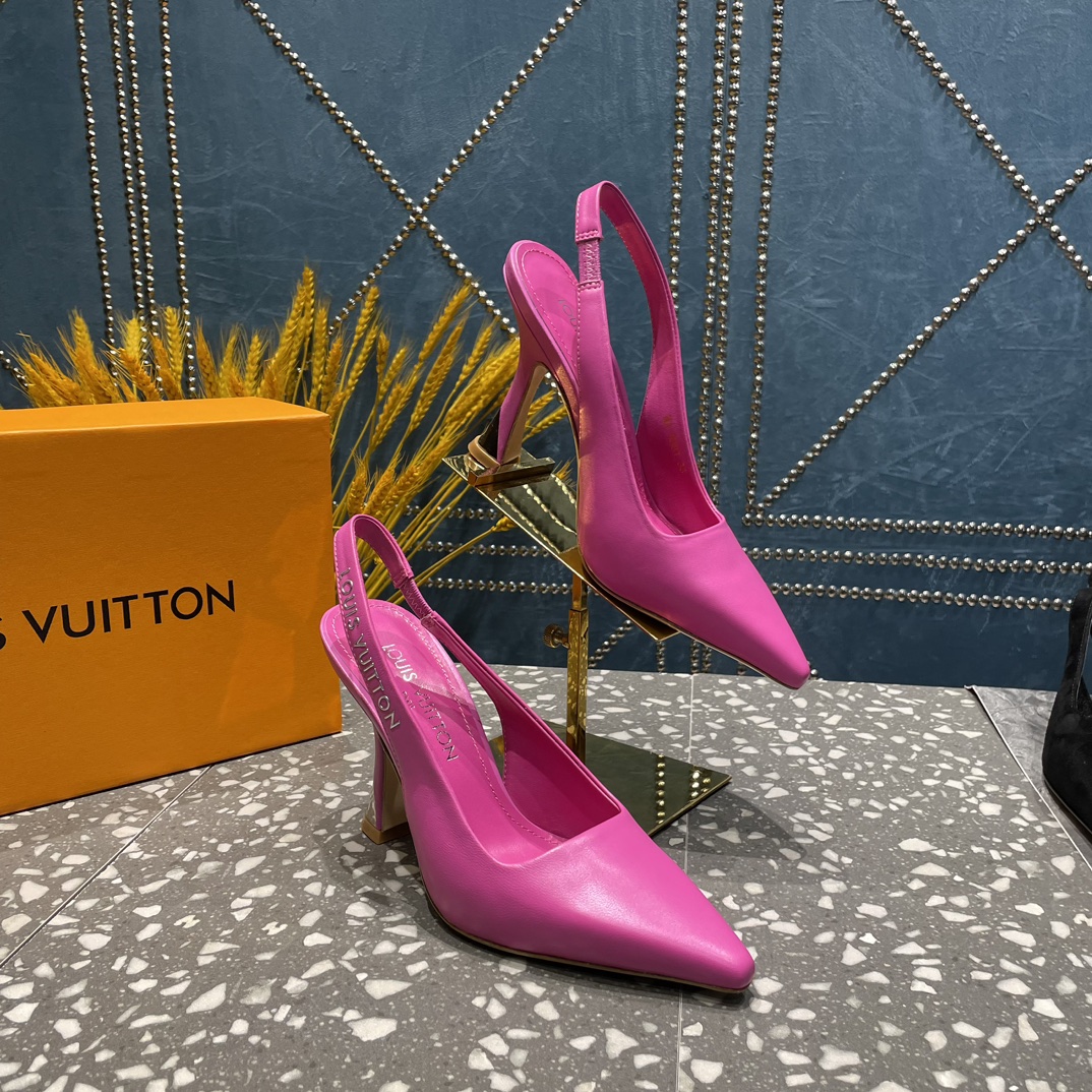 L0vis Vvtt0n Sparkle Slingback Pump Pink For Women