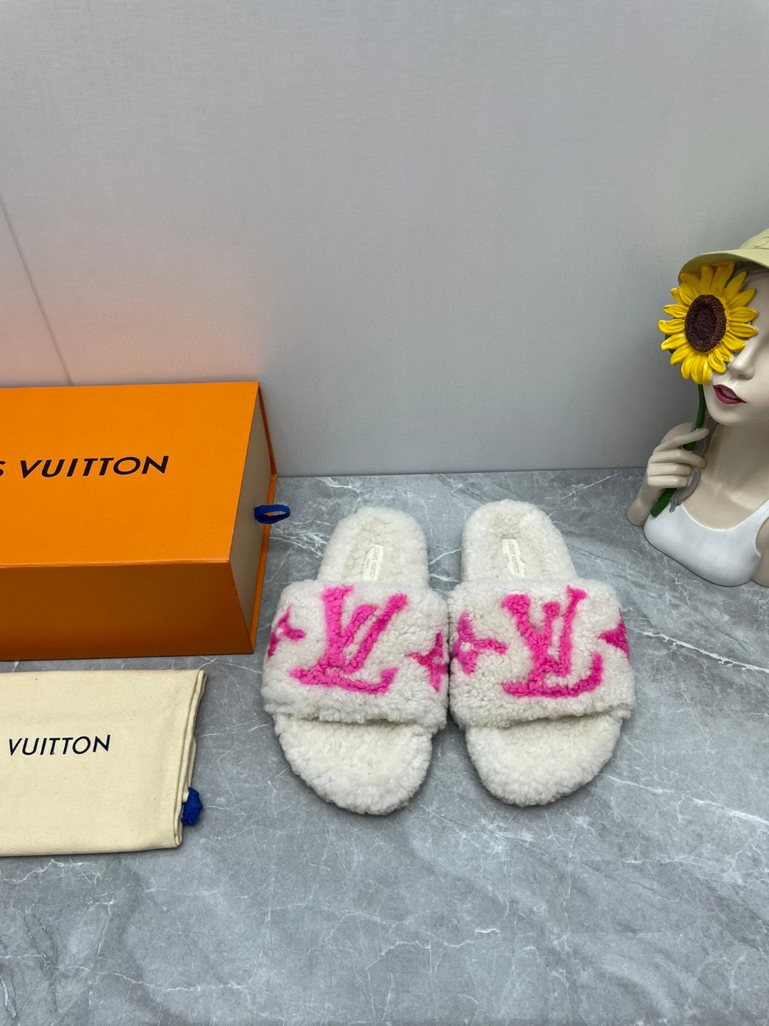 L0vis Vvtt0n Paseo Flat Comfort Mule Pink For Women