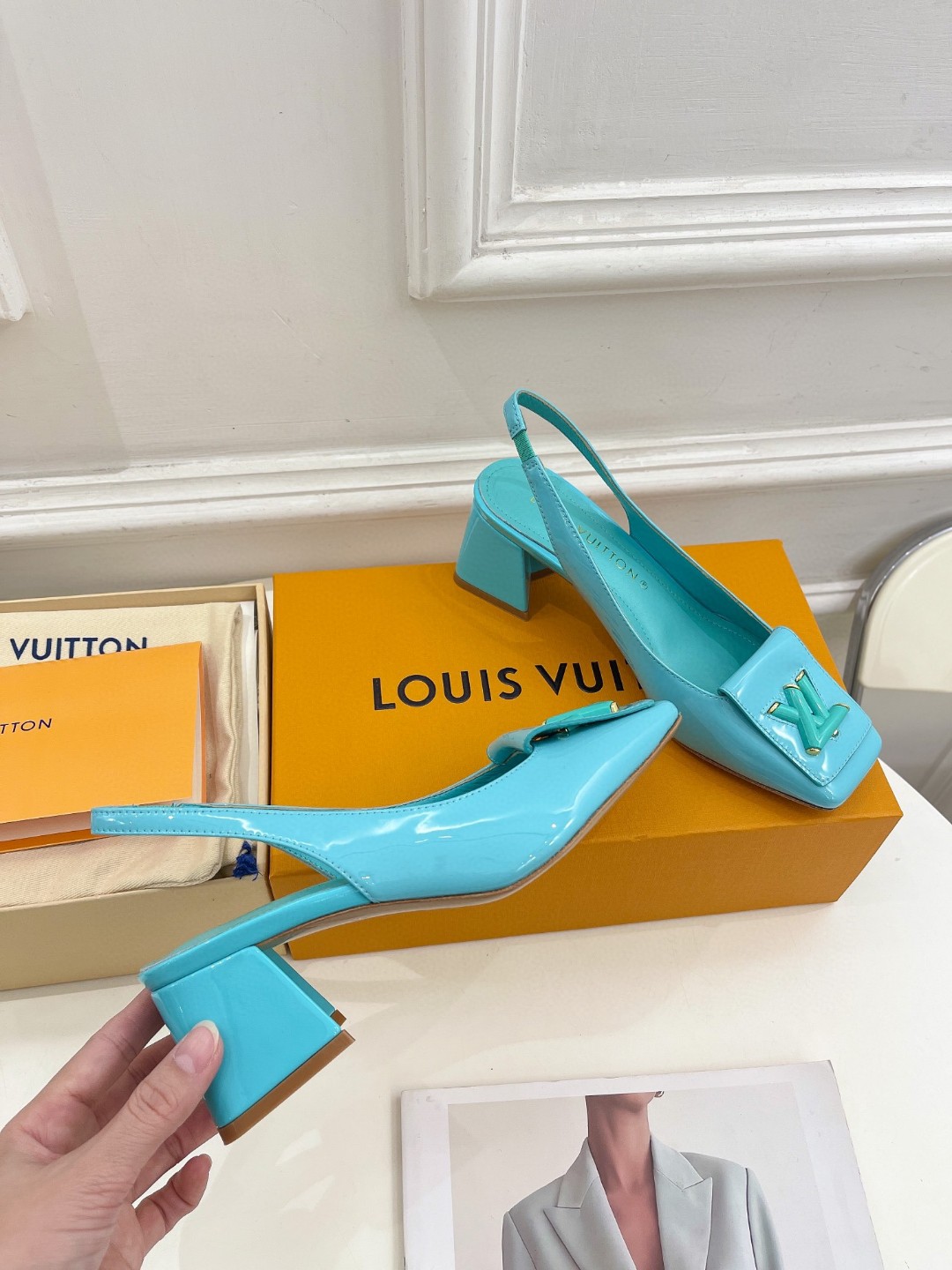 L0vis Vvtt0n Shake Slingback Pump Jade Green For Women 1AB0VF