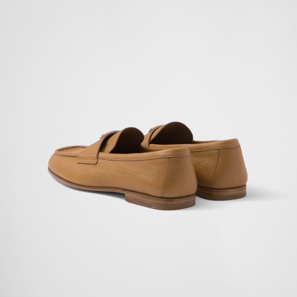 Pra*a Leather Loafers Natural For Men 2DB213_013_F0018_F_C000