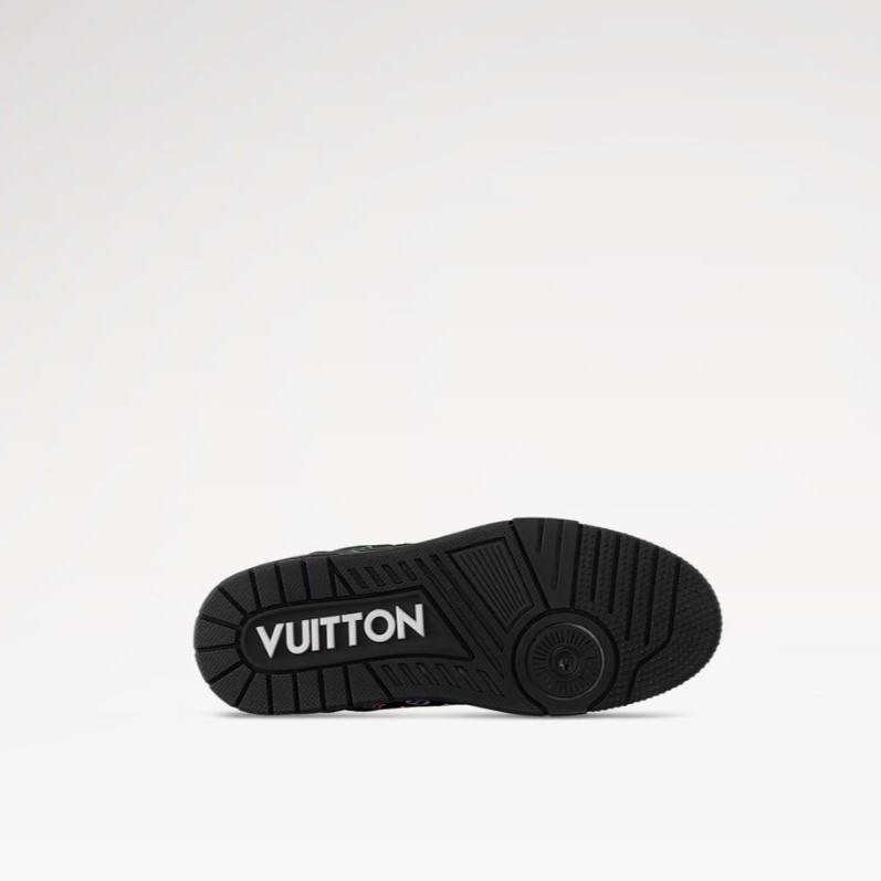 L0vis Vvtt0n LV x TM LV Trainer Sneaker Black For Women 1AGZE3