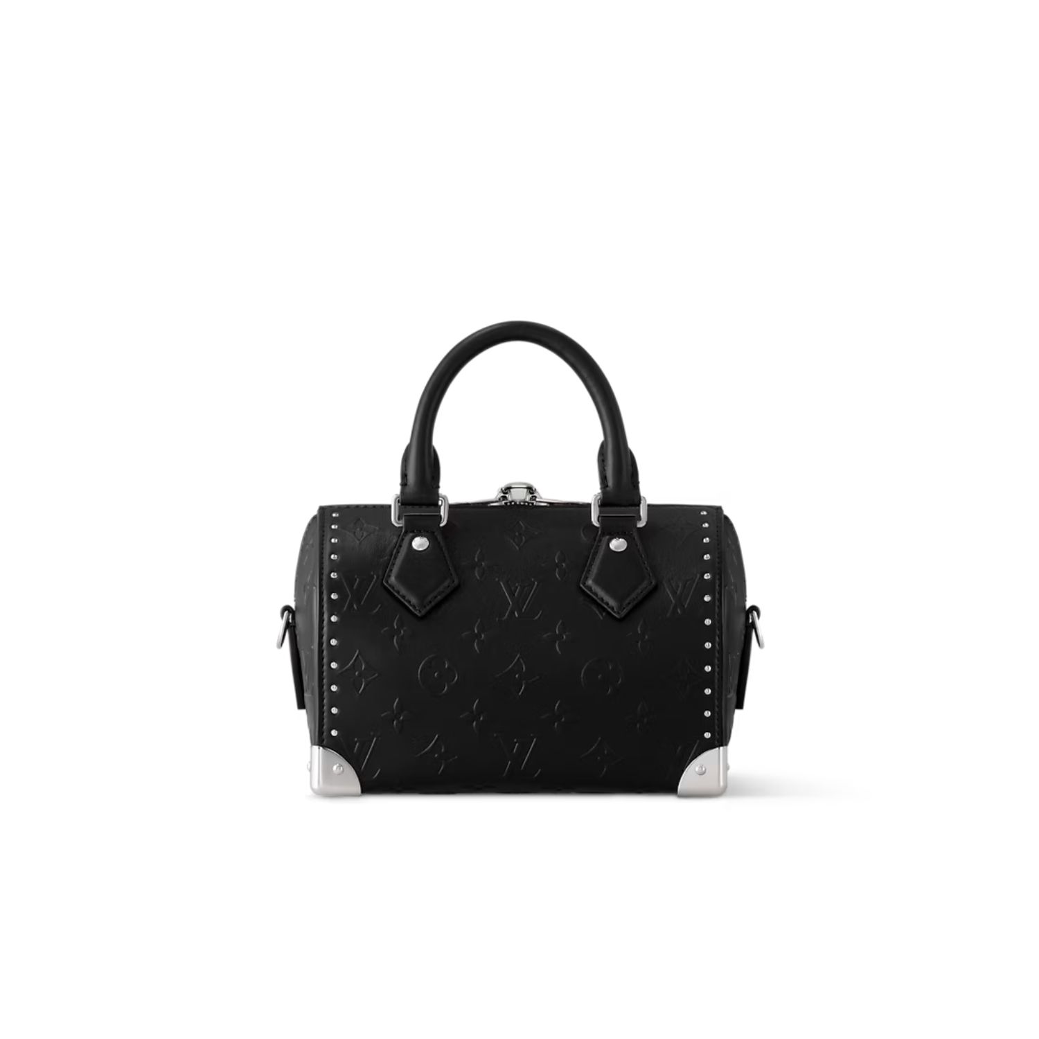 L0vis Vvtt0n Speedy 20 Trunk Bag Black For Women 20.5cm/8.1in – M14575