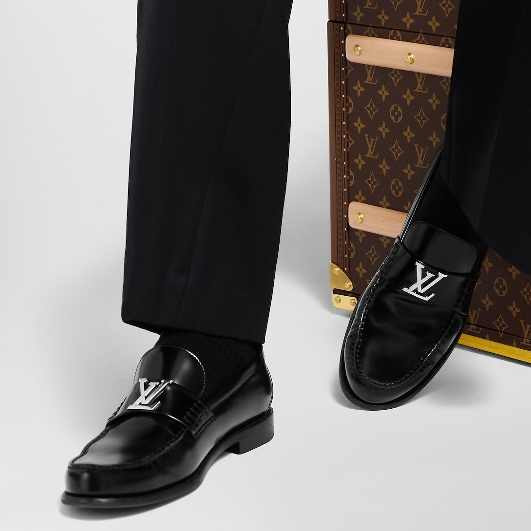 L0vis Vvtt0n Major Loafer Black For Men 1AHAU2