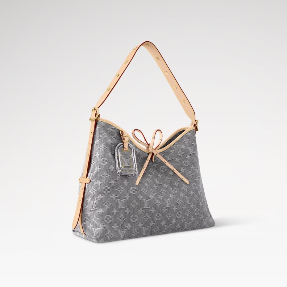 L0vis Vvtt0n CarryAll MM Washed Gray For Women 15.4in/39cm M13289