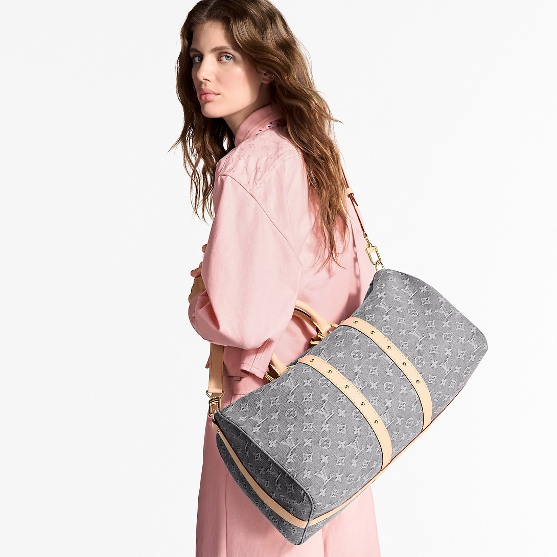 L0vis Vvtt0n Keepall Bandoulière 45 Cloudy Gray 17.7in/45cm M13748