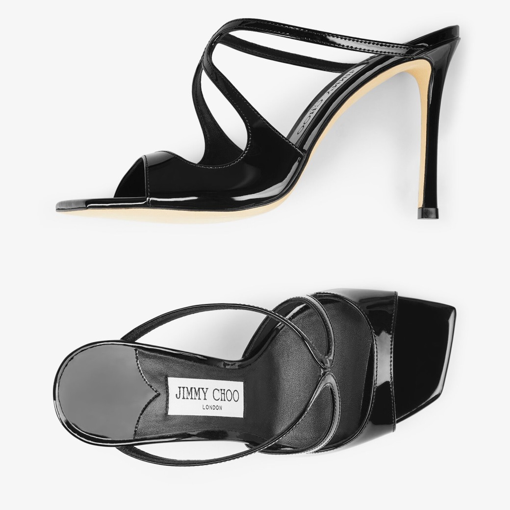 J1m*y Ch00 Anise 95 Black For Women ANISE95PAT