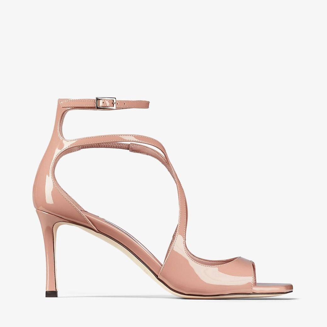 J1m*y Ch00 Azia 75 Ballet Pink For Women AZIA75PAT