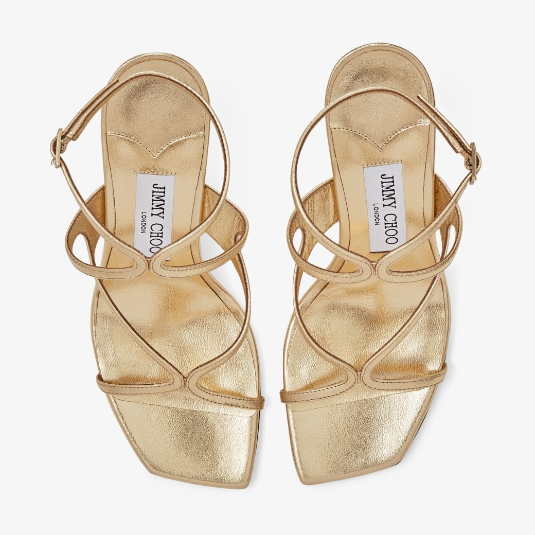 J1m*y Ch00 Azie 85 Gold For Women AZIE85MNA