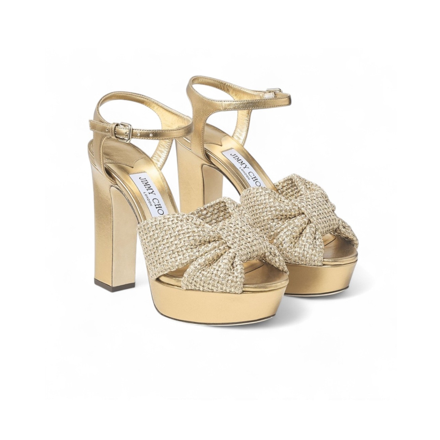 J1m*y Ch00 Heloise 120 Gold For Women HELOISE120GVN