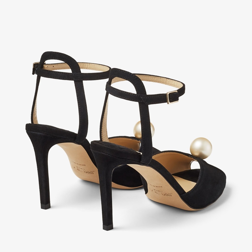 J1m*y Ch00 Sacora 85 Black For Women SACORA85AOB