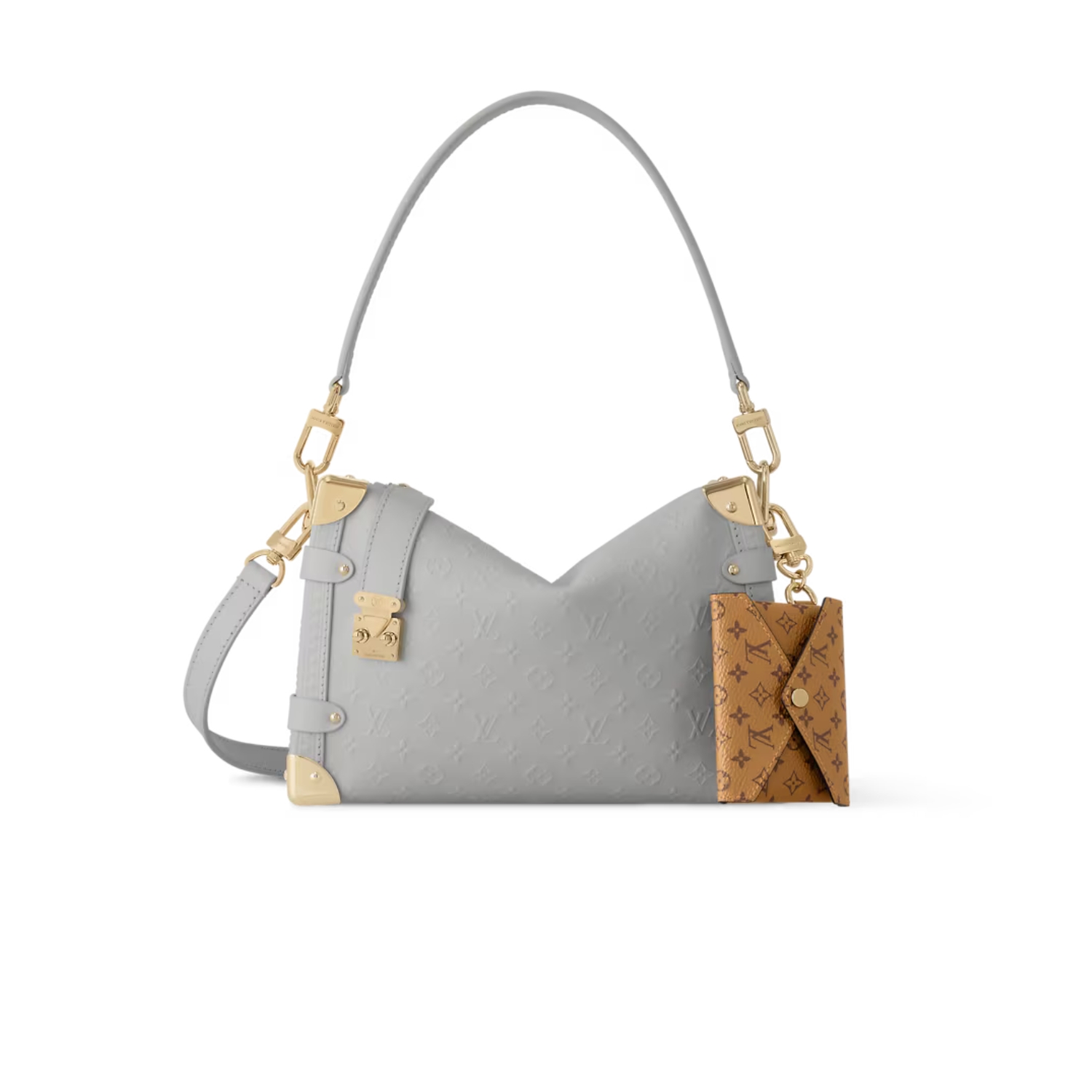 L0vis Vvtt0n Side Trunk MM Cloud Gray For Women 9.3in/23.5cm M25602