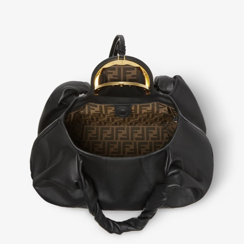 [True-to-ORIGINAL] F**di Spy Bag Black For Women 18.9in/48cm 8BR839AYCTF0KUR