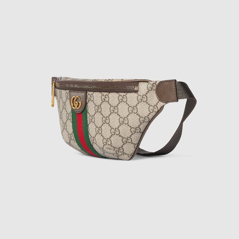[True-to-ORIGINAL] Gvc*1 Ophidia Small Belt Bag Beige GG Canvas For Men 30cm/11.8in 839106 FAEOF 9745