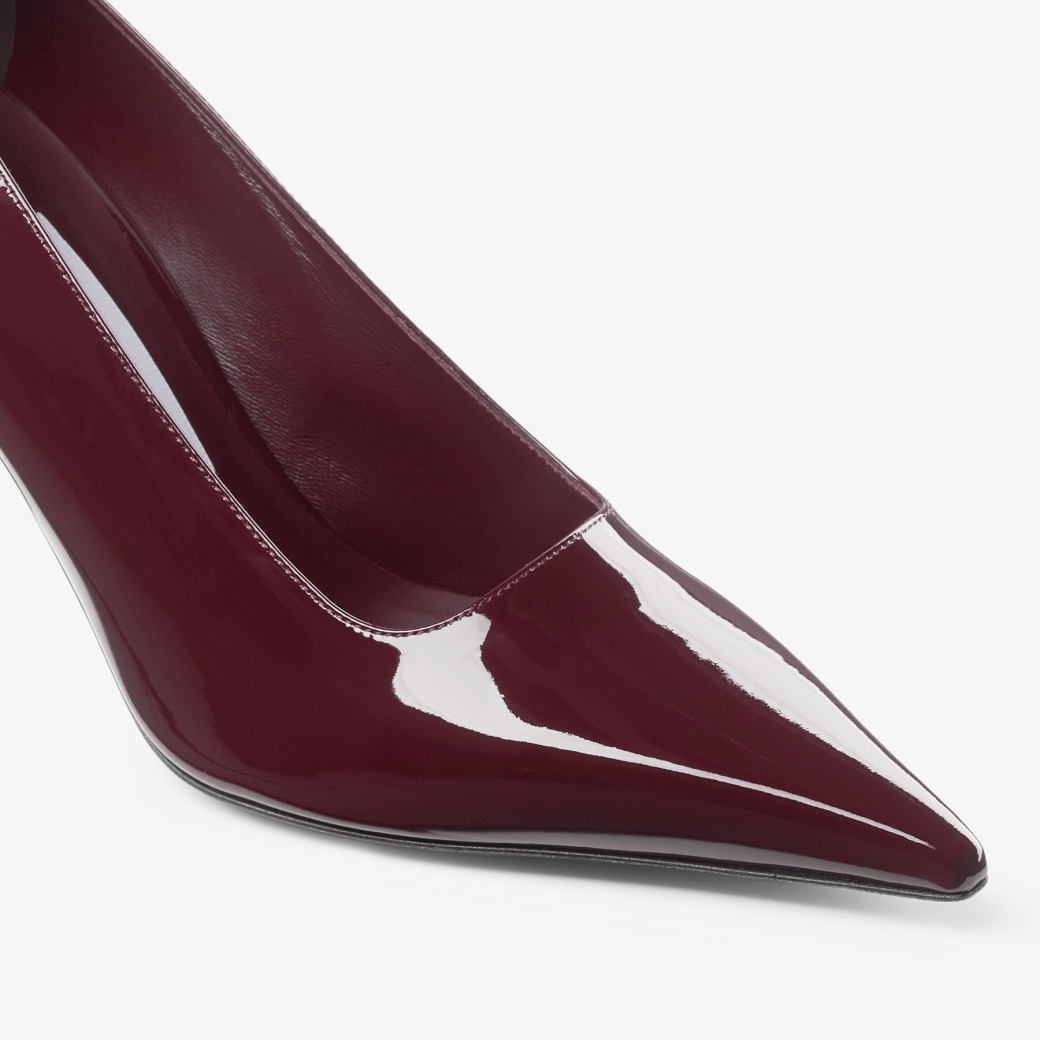 J1m*y Ch00 Ixia 80 Pumps Garnet For Women IXIA80PAT