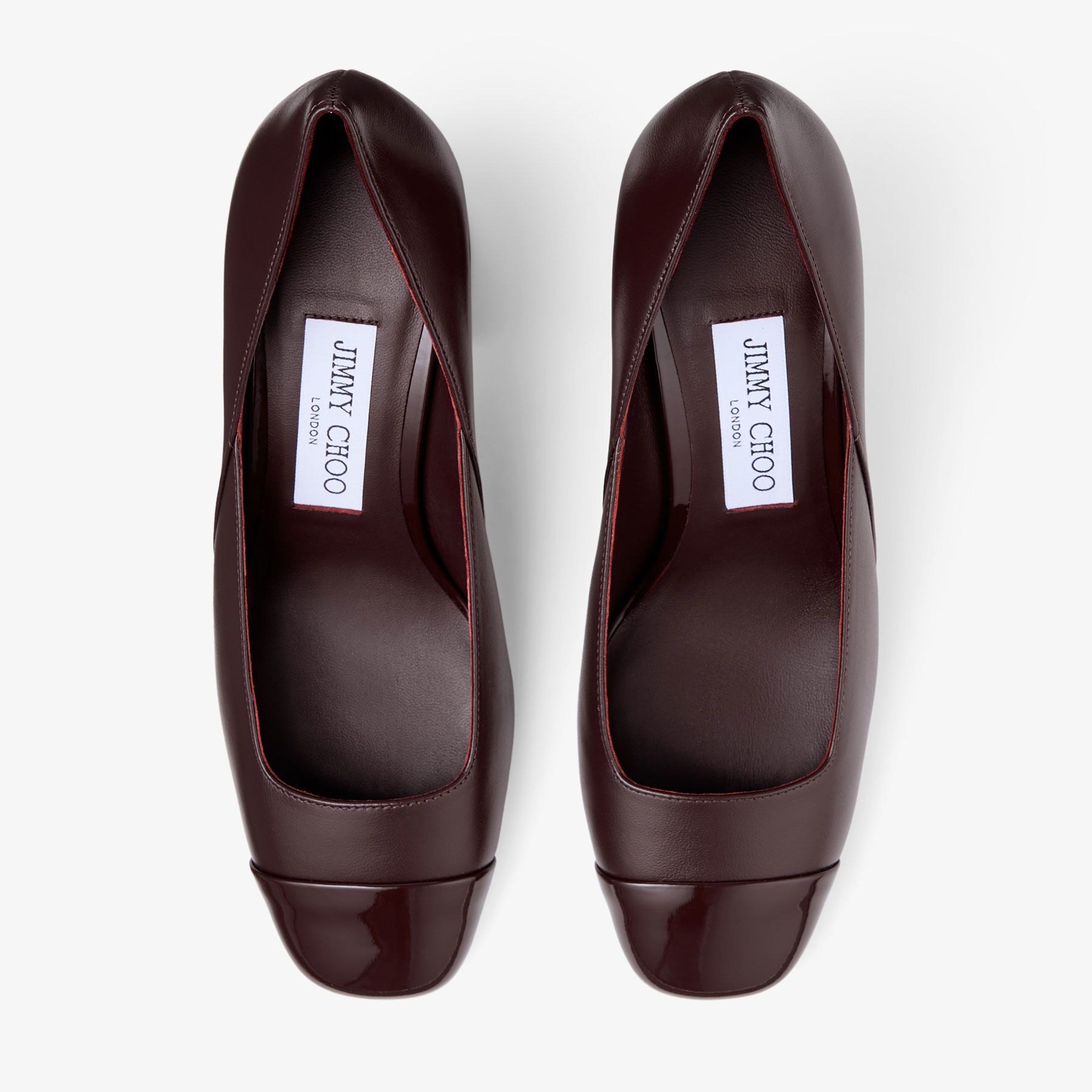 J1m*y Ch00 Jenson 65 Pumps Deep Merlot For Women JENSON65PTZ