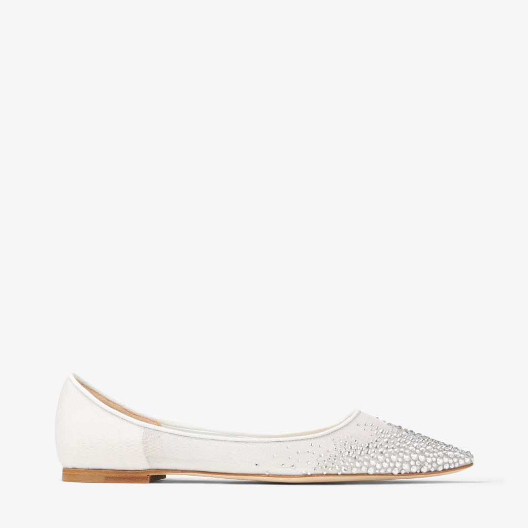 J1m*y Ch00 Love Flat White For Women LOVEFLATNYT