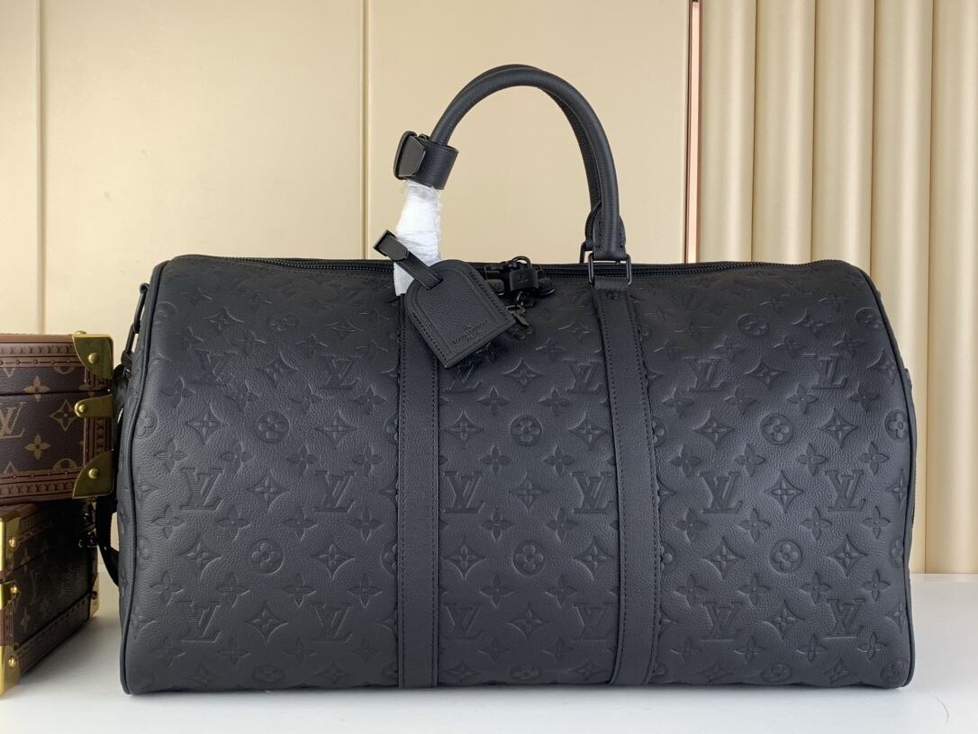 [True-to-ORIGINAL] L0vis Vvtt0n Keepall Bandoulière 50 Monogram Shadow For Men 19.7in/50cm M44810