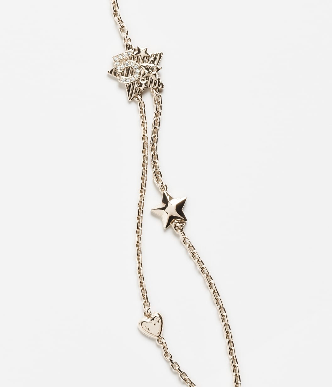 Ch**el Long Necklace Gold Crystal For Women – ABG378-B21895-U3549