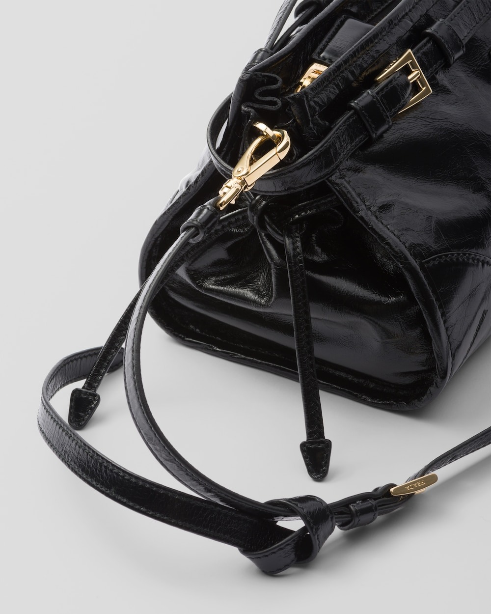 [True-to-ORIGINAL] Pra*a Bonnie Small Shoulder Bag Black 26cm/10in – 1BH215_2CYR_F0002_V_OOO