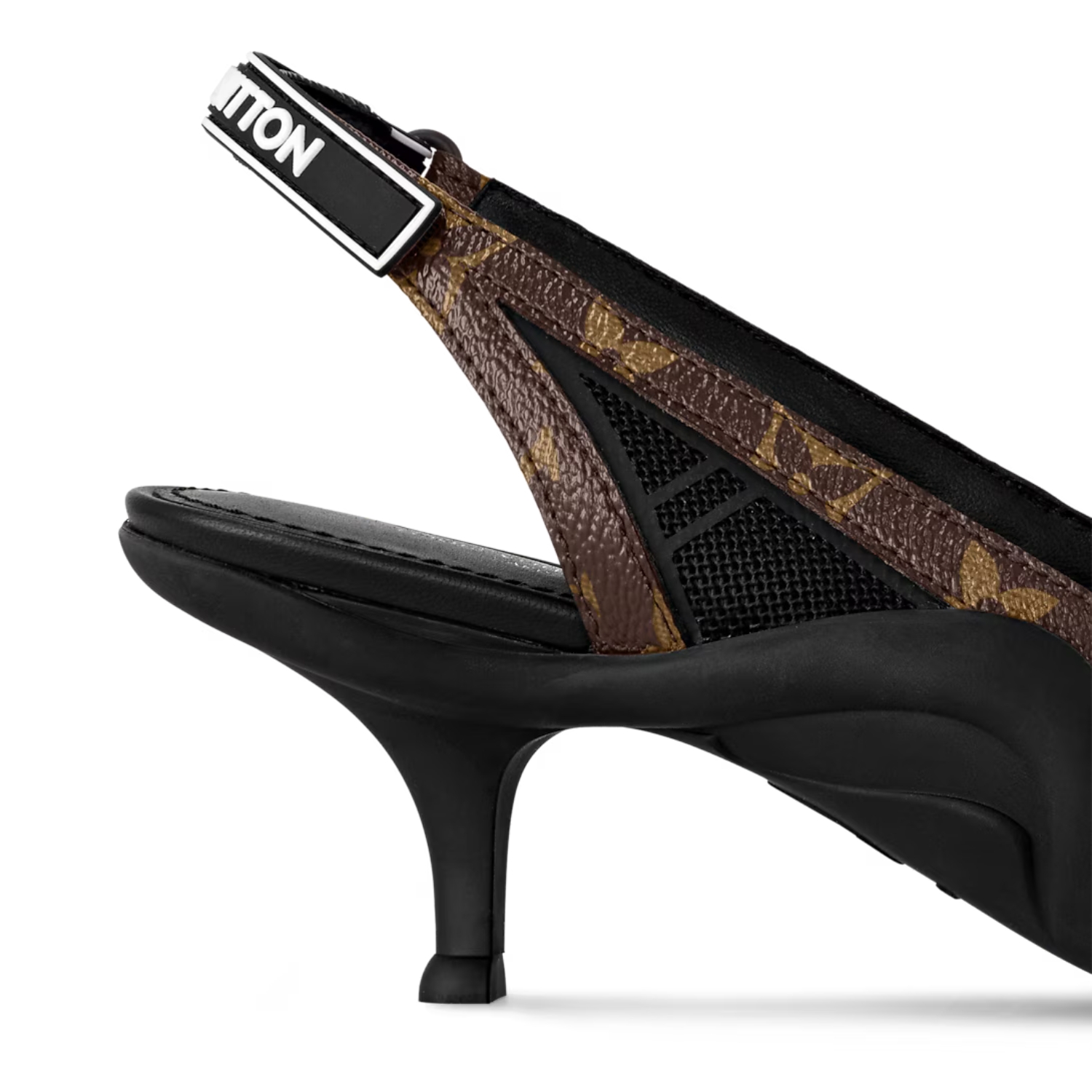 L0vis Vvtt0n LV Vibe Slingback Pump Black For Women 1AAW7G
