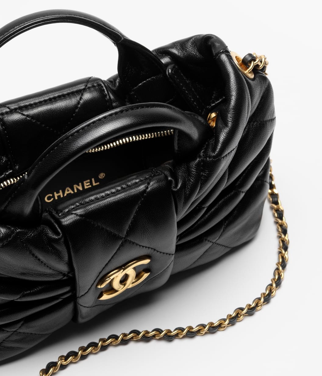 [True-to-ORIGINAL] Ch**el Mini Bow Bag Black For Women 10.2in/26cm AS5849-B22148-94305