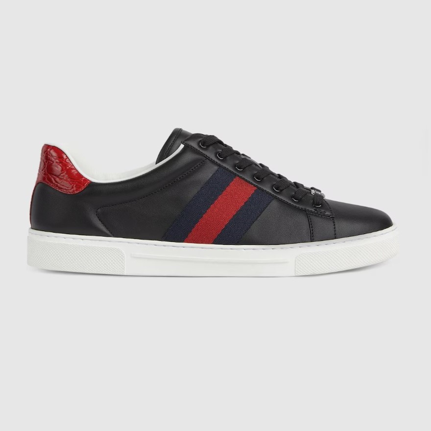 Gvc*1 Ace Sneaker With Web Black For Men 757892 AACAG 1096