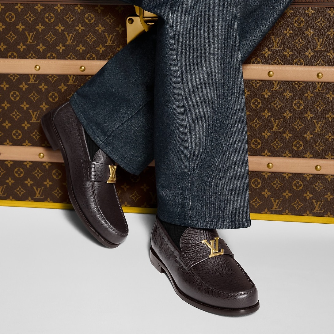 L0vis Vvtt0n Major Loafer Marron For Men 1AIYZ0