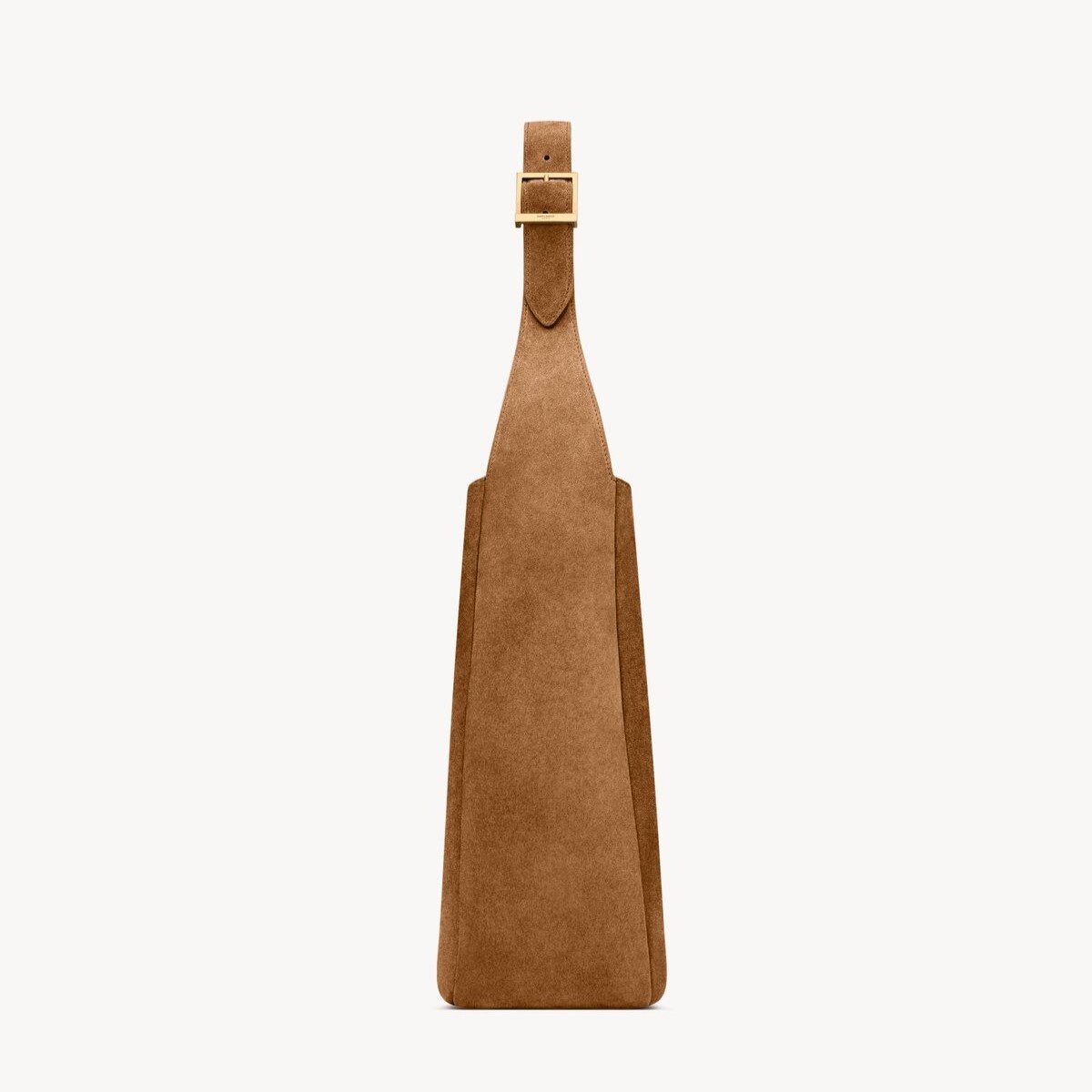 [True-to-ORIGINAL] Sa1nt Lau*nt LE 5 À 7 S*pple Large In Suede Caramel Cognac For Women 30cm/11.8in 8505451U80W2916