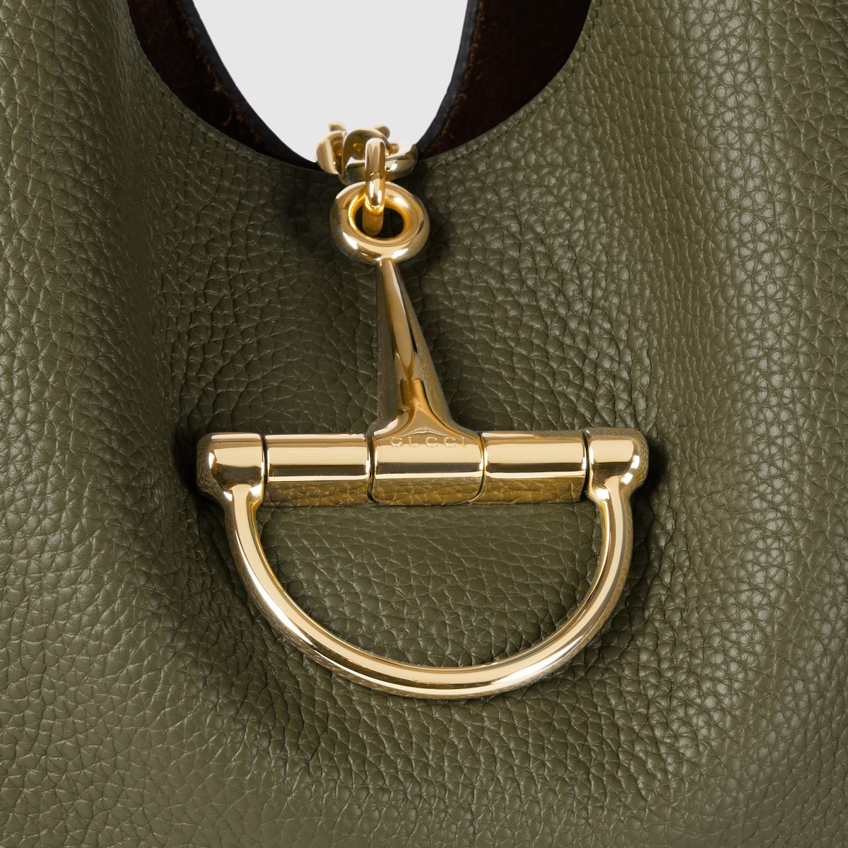 [True-to-ORIGINAL] Gvc*1 Softbit Maxi Shoulder Bag Forest Green For Women 18.1in/46cm 837466 AAEAO 3332