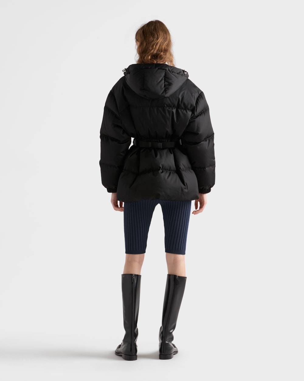 Pra*a Re-Nylon Down Jacket Black For Women – 29X966_1WQ8_F0002_S_OOO