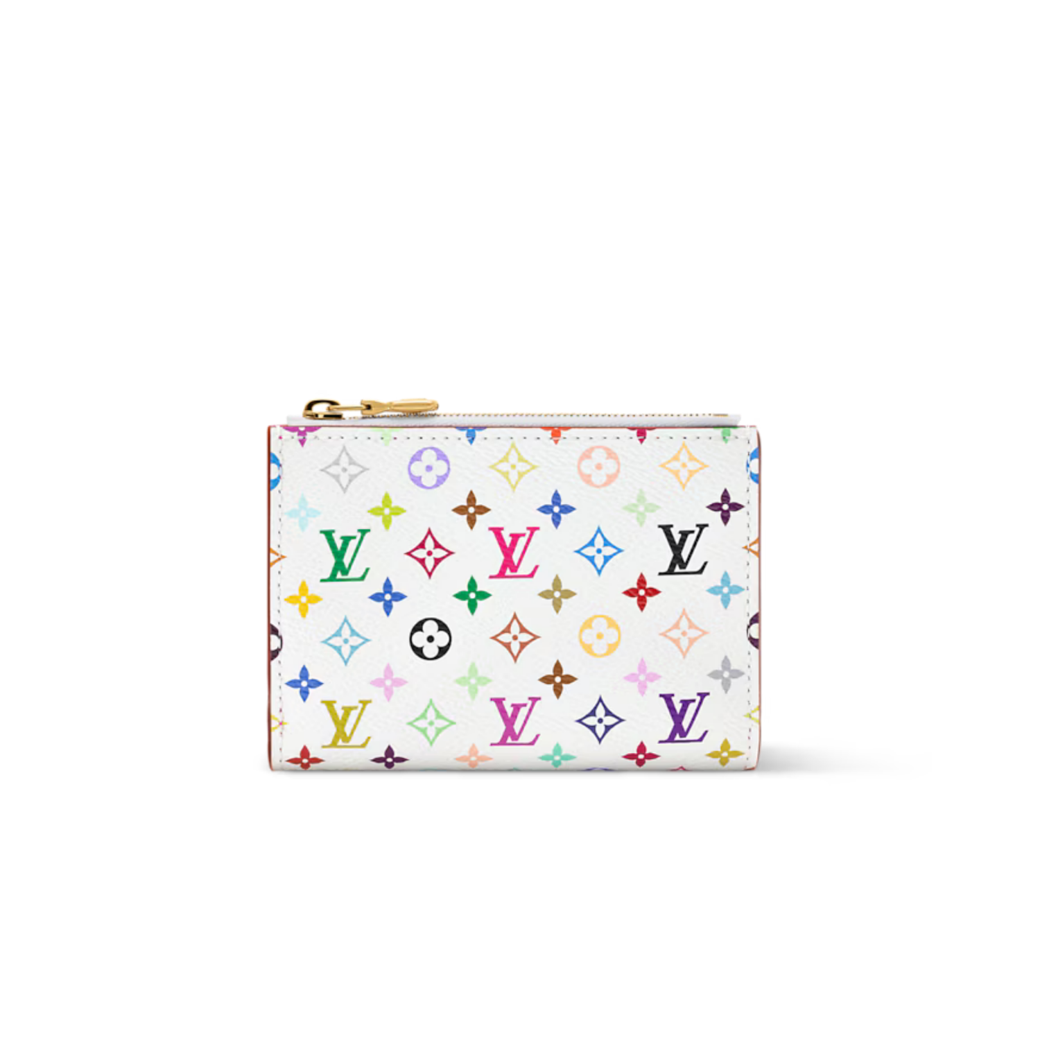 L0vis Vvtt0n LV x TM Lisa Wallet 4.5in/ 11cm Multicolor Gold Hardware For Women M27736