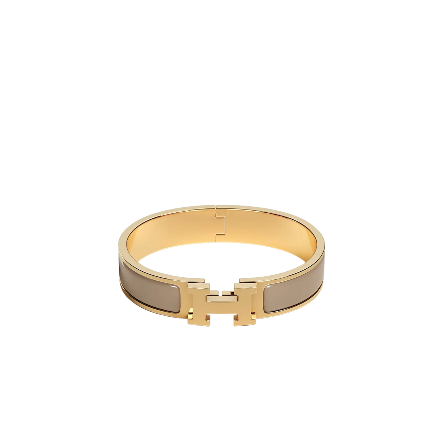 H**me5 Clic H Bracelet Marron Glace Gold Hardware For Women H700001F 19PM