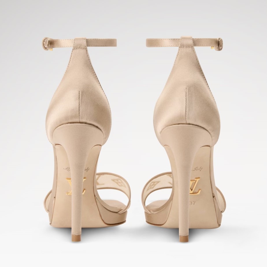 L0vis Vvtt0n Gala Platform Sandals Nude For Women 1AJM52