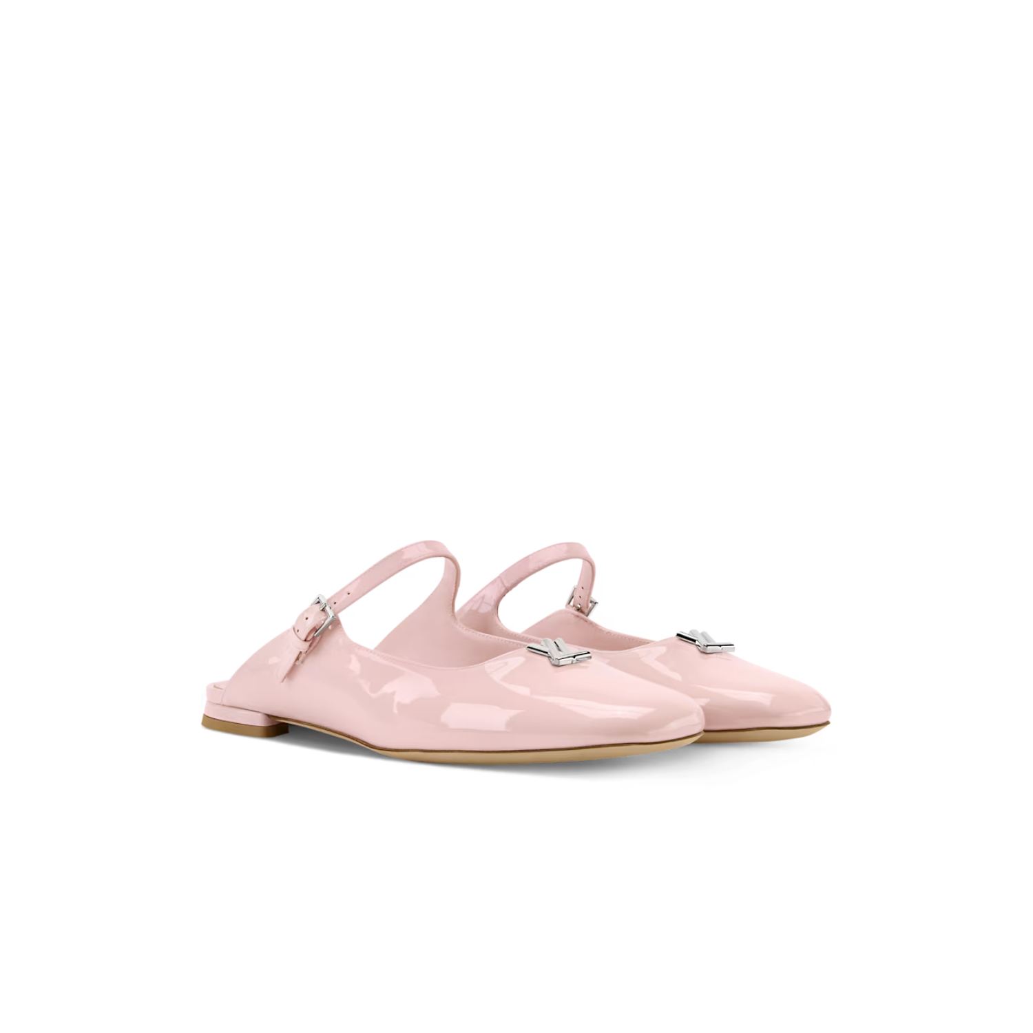 L0vis Vvtt0n Swing Open Back Ballerinas Rose Antique Pink For Women 1AJNRM