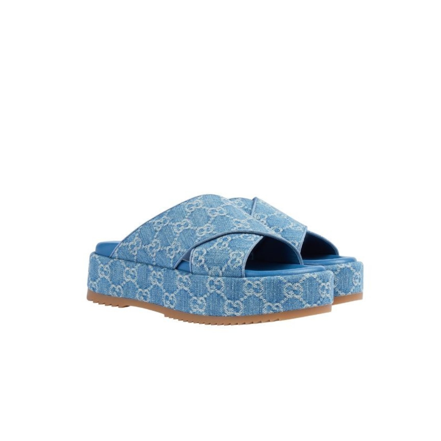 Gvc*1 Women GG Platform Slide Sandal For Women – 771560 FACUO 4646