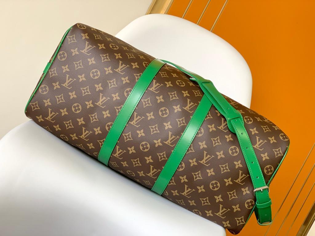 L0vis Vvtt0n Keepall Bandoulière 50 Bag Green 19,7in/50cm M46774