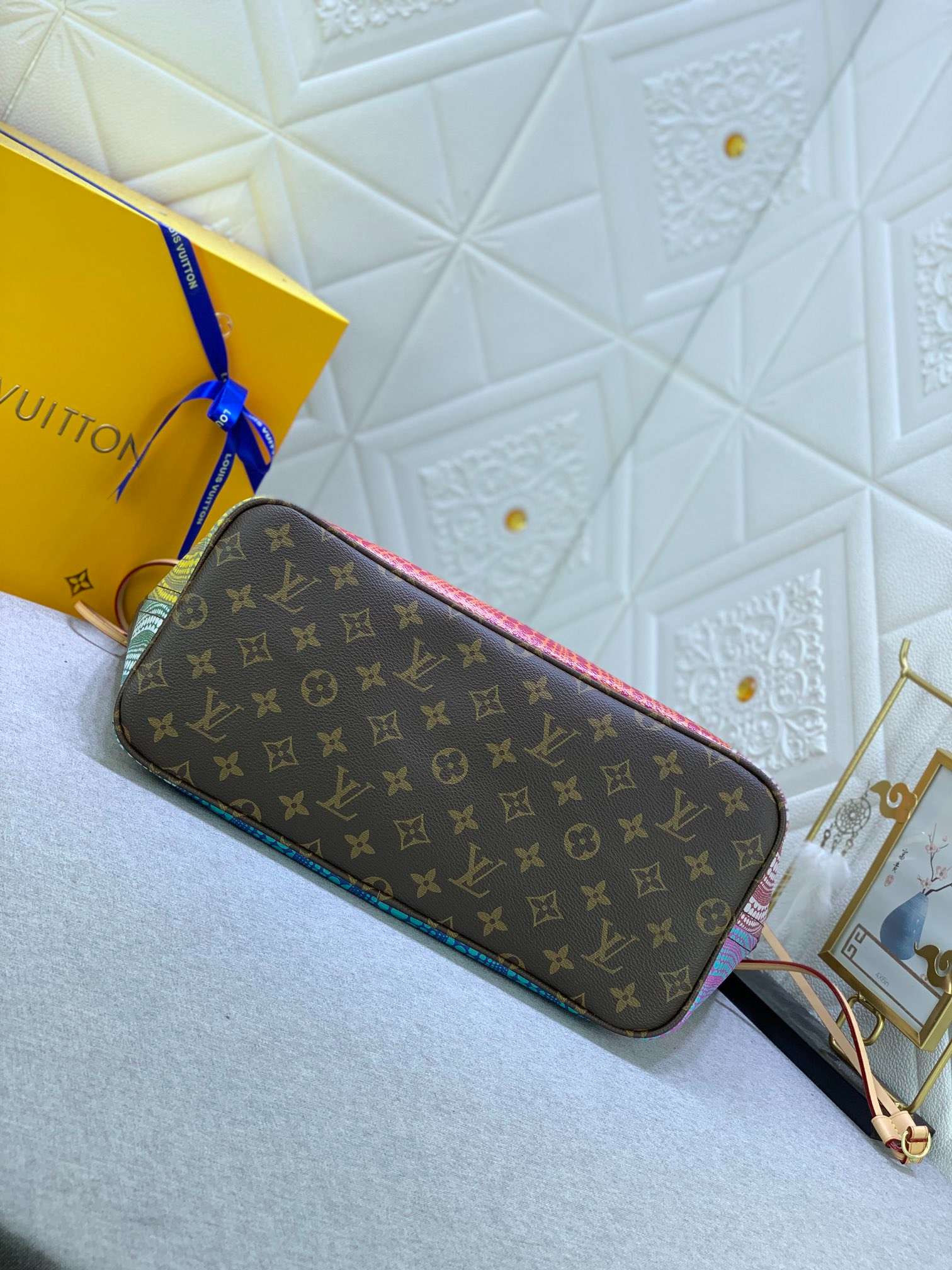L0vis Vvtt0n LV x YK Neverfull MM Bag Brown For Women 12.2in/31cm M46468