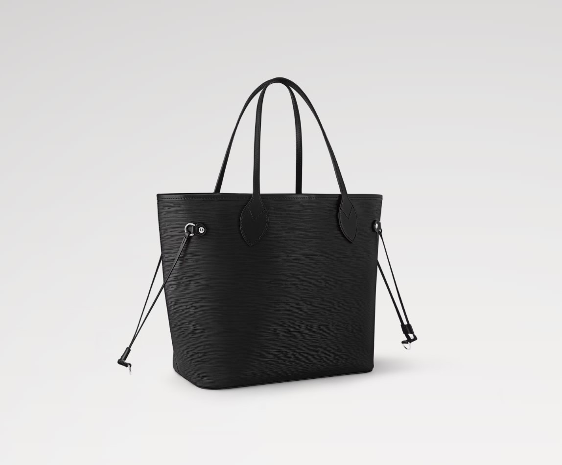 L0vis Vvtt0n Neverfull MM Bag Black For Women 12.2in/31cm M11930