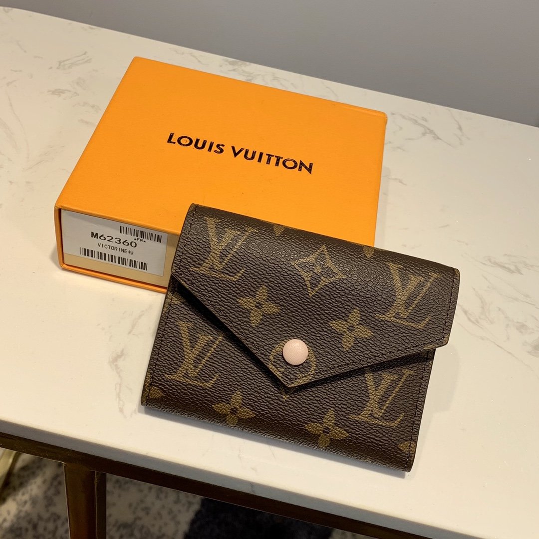 L0vis Vvtt0n Victorine Monogram Canvas Wallet For Women 12cm/4.7in