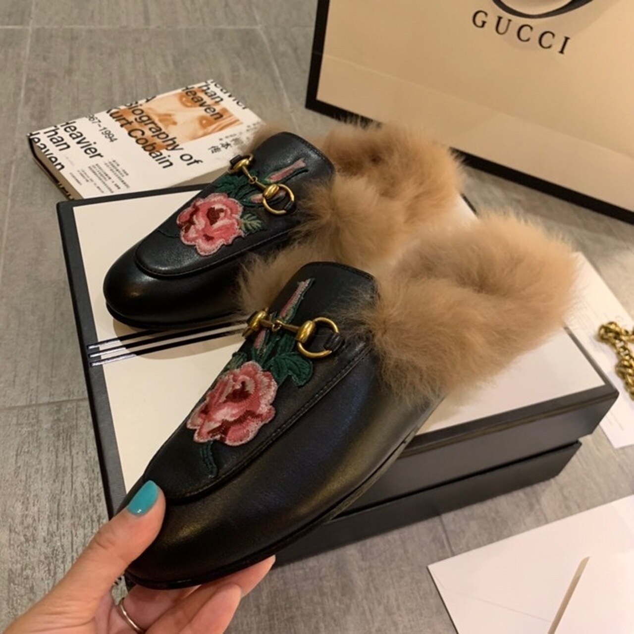 Gvc*1 Re-Edition Women’s Princetown Mules Black For Women